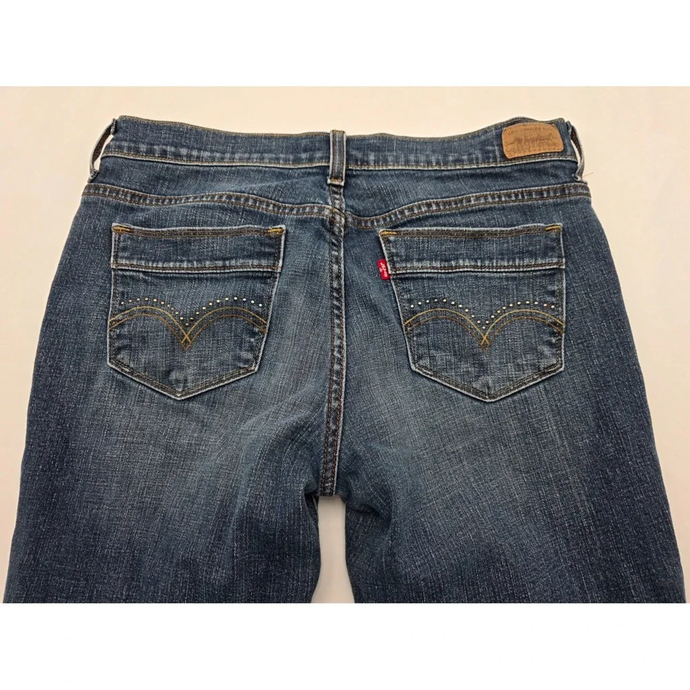 Levi's 515‎ Medium Wash Women's Stretch Denim Bootcut Jeans Western 32